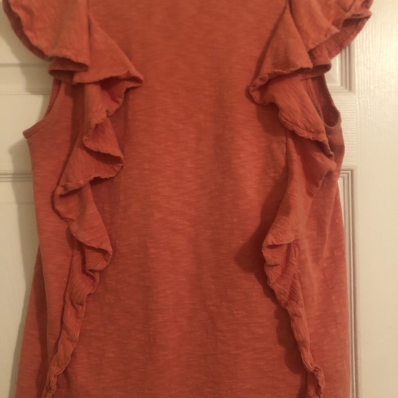 Frye top with ruffles. Very versatile piece. - Picture 4 of 5